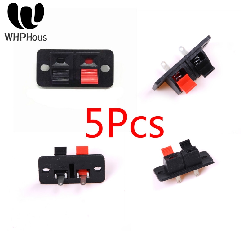 Threadless Push Pin - 5Pcs 2 Positions Connector Terminal Push