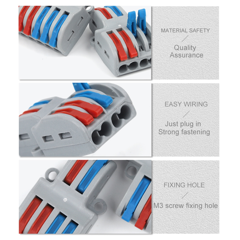 Quick Wire Connector Universal – Threadless Push Pin Bewertung und Preis