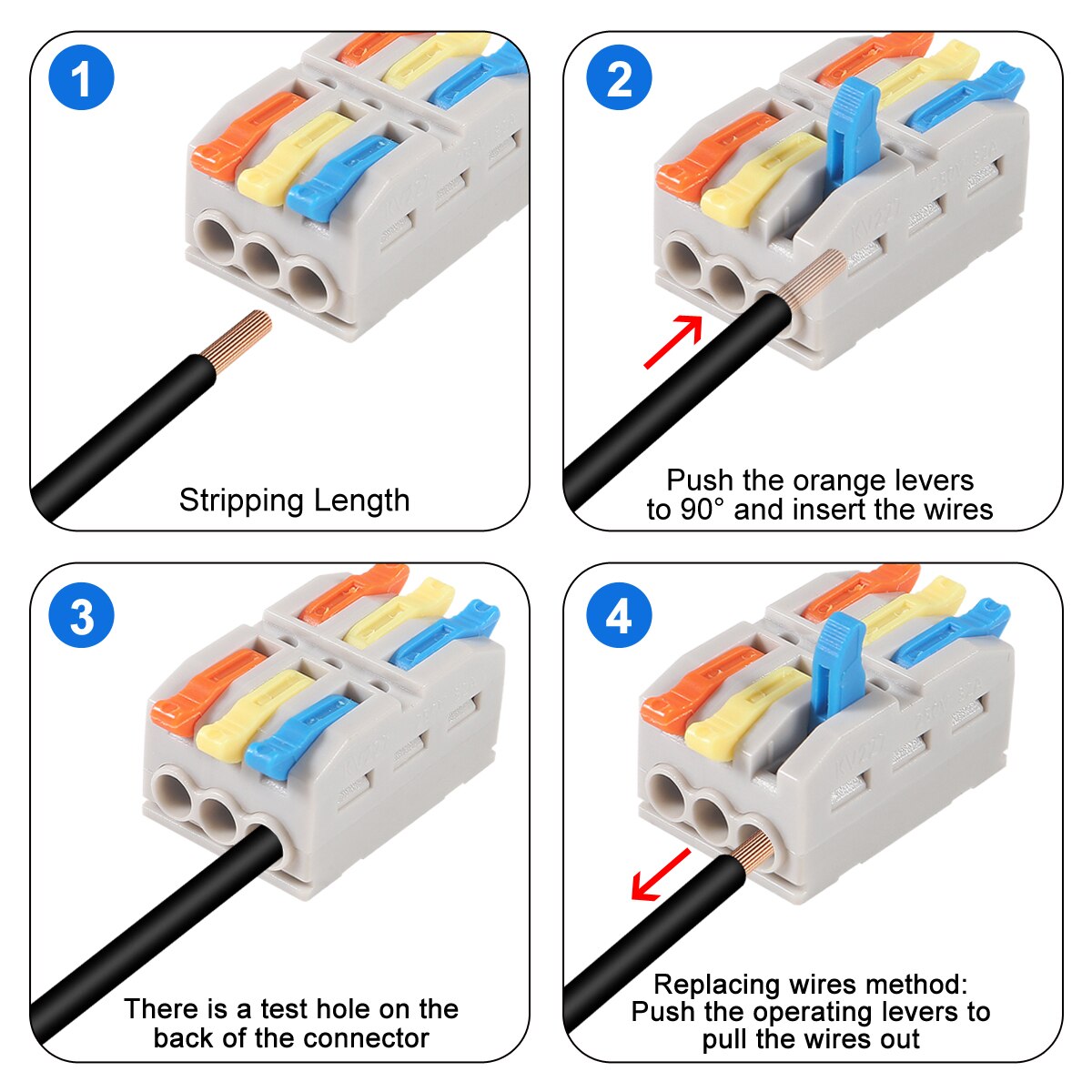 Mini Quick Wire Conductor Conn – Threadless Push Pin Bewertung und Preis