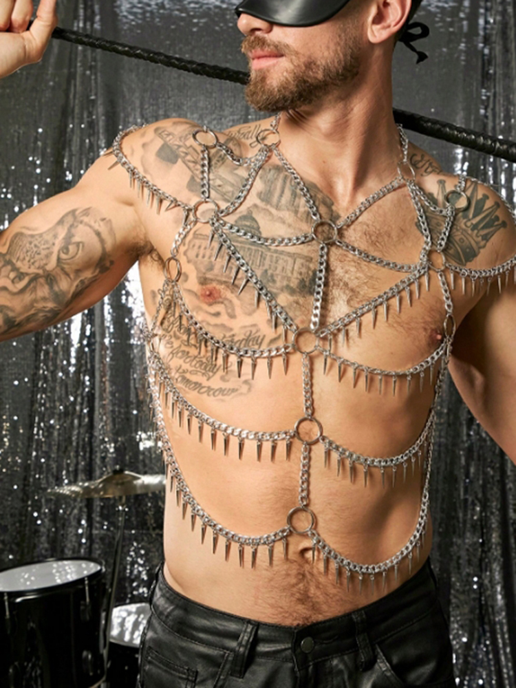 Tassels Chain Body Shoulder Se – Body Jewelry Men Bewertung und Preis