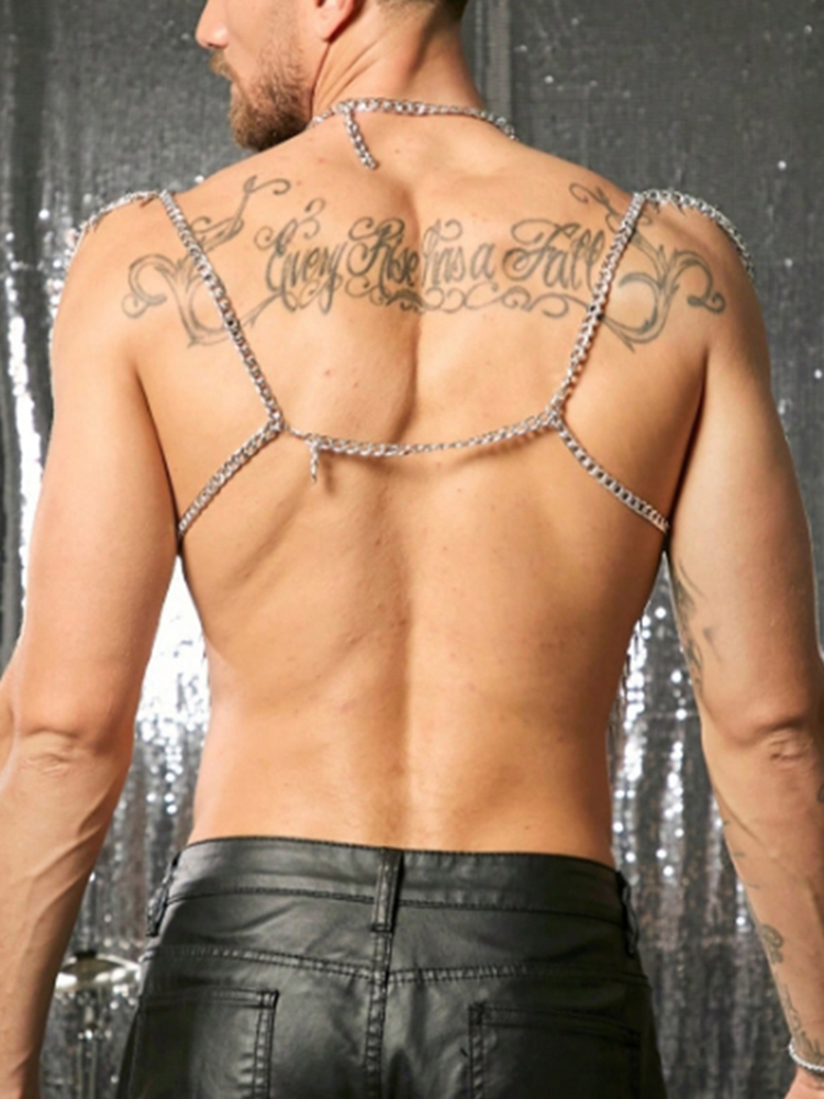 Tassels Chain Body Shoulder Se – Body Jewelry Men Bewertung und Preis