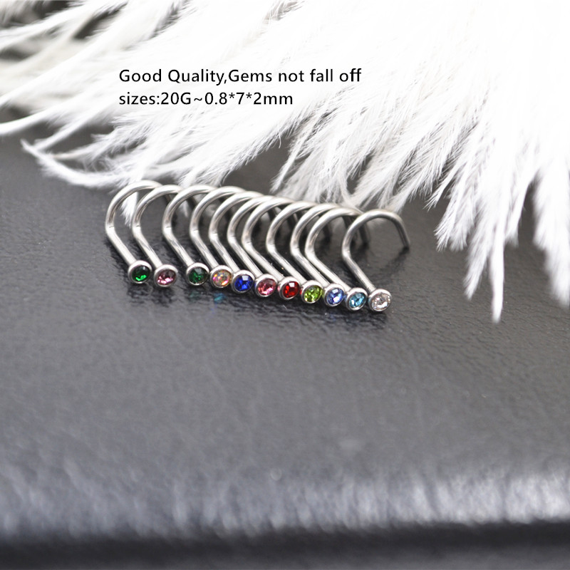 50pcs 20Gx7x2mm Gems Inside No – Body Jewelry Good Quality Bewertung und Preis