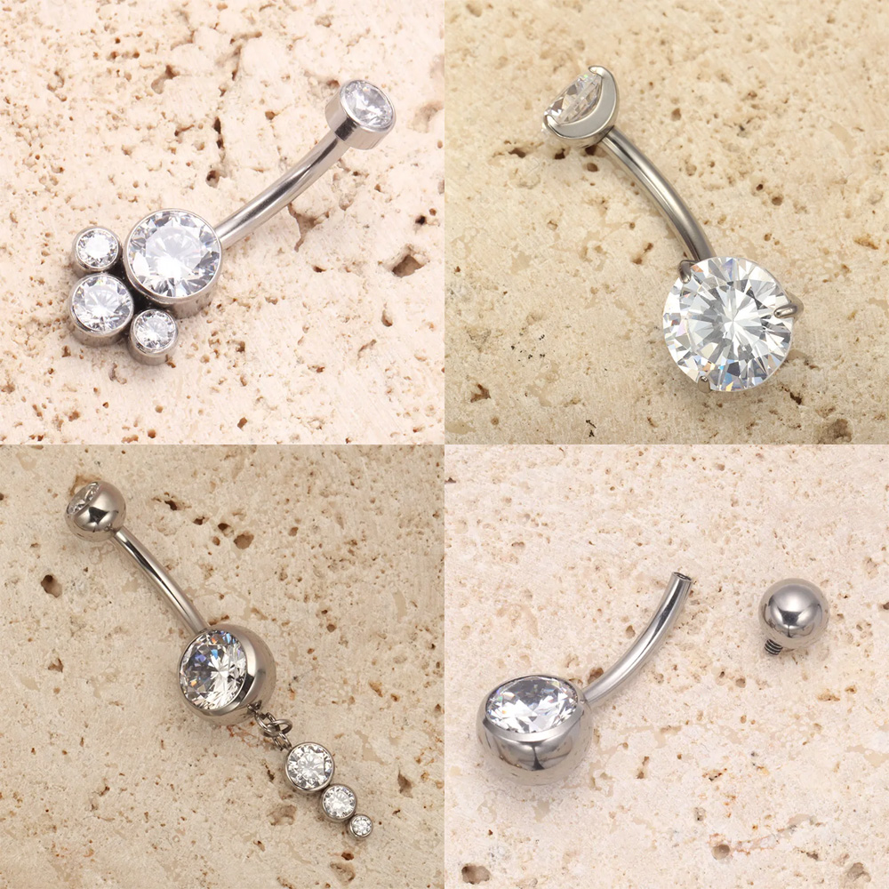 ASTM F136 Titanium 14G Hinged  – Body Jewelry For Sensitive Skin Bewertung und Preis