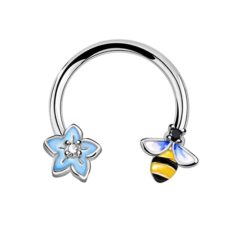 Fashion Pink Butterfly Stainle – Body Jewelry La Bewertung und Preis