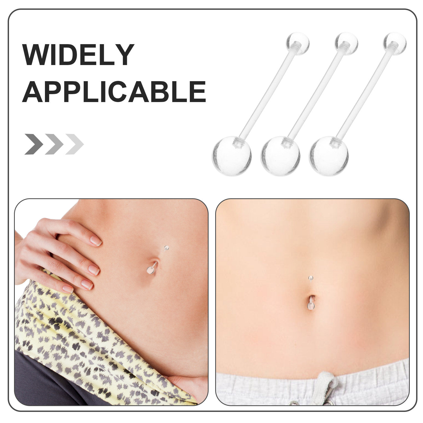 16Pcs Invisible Belly Button R – Body Jewelry For Sensitive Skin Bewertung und Preis