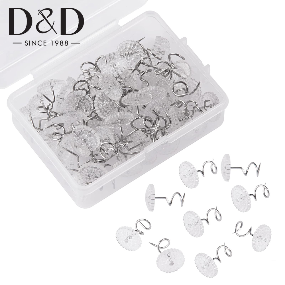 20/40/50Pcs Clear Twist Pins B – Threadless Push Pin Bewertung und Preis
