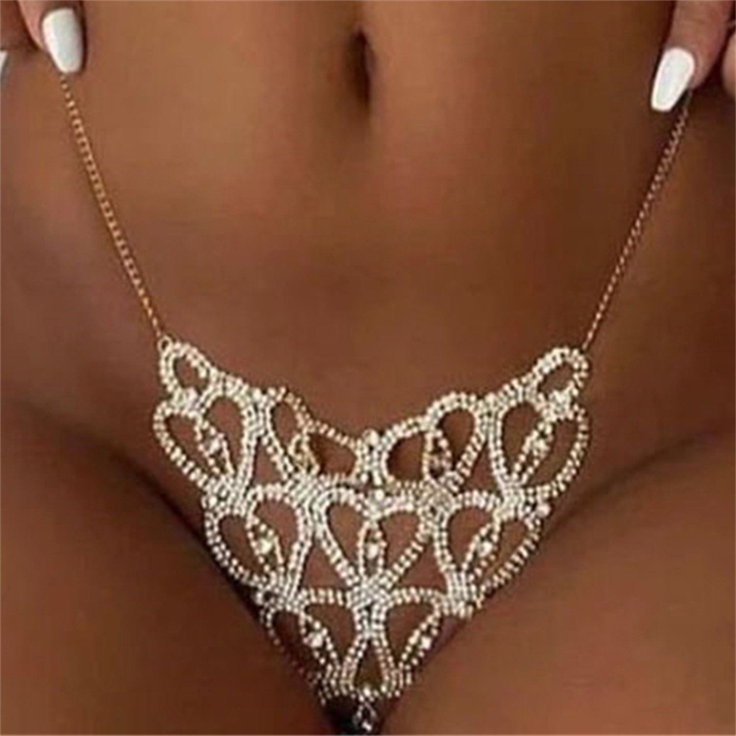 Sexy Body Chain Heart-shaped T – Body Jewelry Ends Bewertung und Preis
