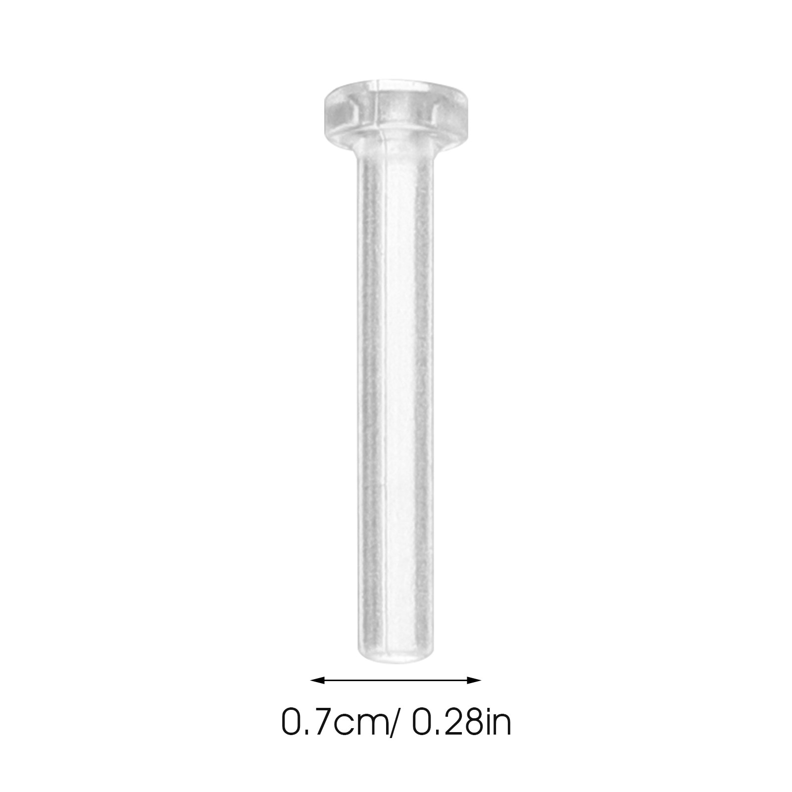 50Pcs Ear Pin Sleeves Clear Tr – Body Jewelry For Sensitive Skin Bewertung und Preis