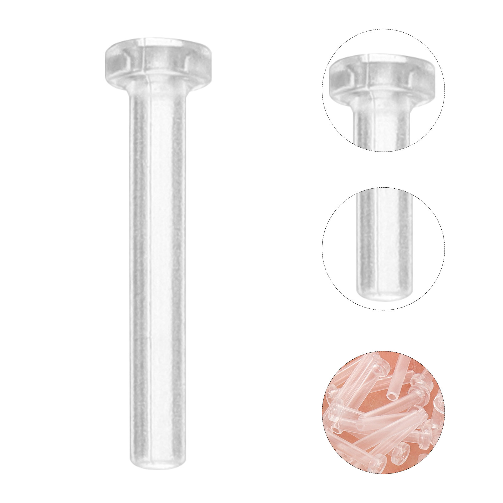 50Pcs Earring Pin Sleeves High – Body Jewelry For Sensitive Skin Bewertung und Preis