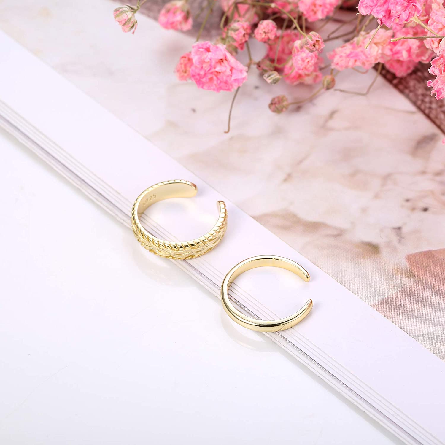2 PCS Stainless Steel Toe Ring – Body Jewelry Changing Kit Bewertung und Preis