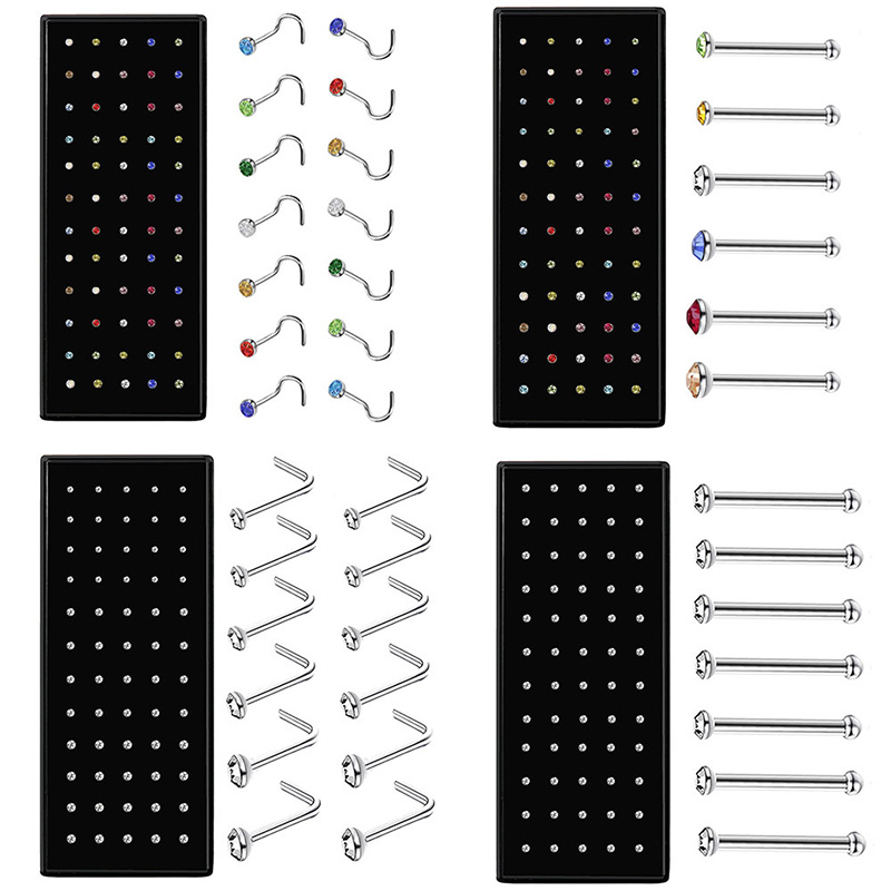 L Shape Stainless Steel Crysta – Body Jewelry Changing Kit Bewertung und Preis