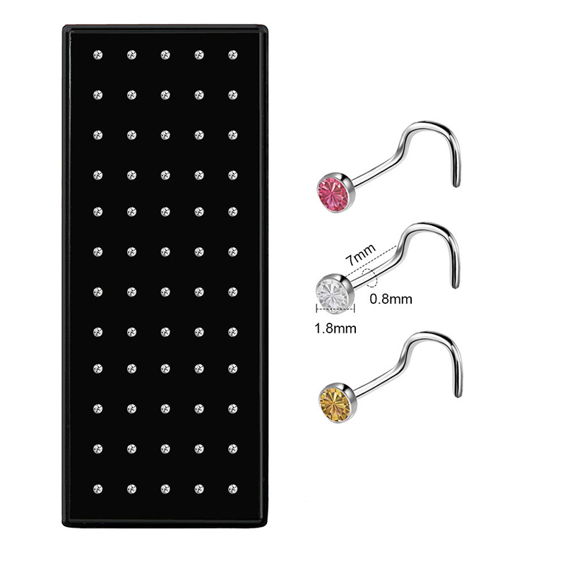 L Shape Stainless Steel Crysta – Body Jewelry Changing Kit Bewertung und Preis