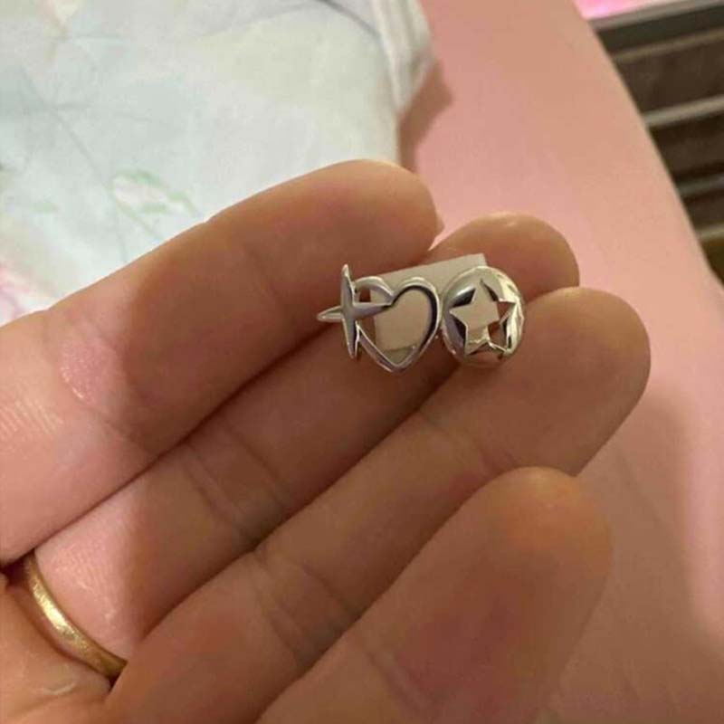 Punk Hip Hop Hollow Heart Teet – Body Jewelry Men Bewertung und Preis