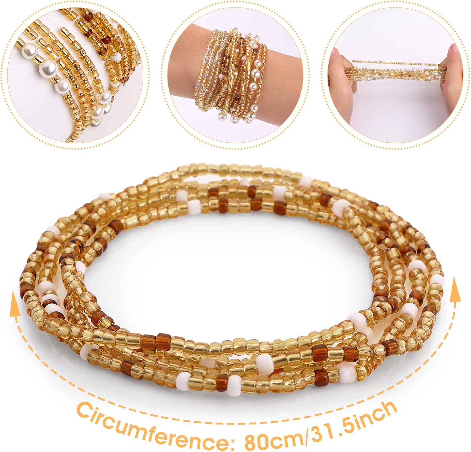 Waist Beads for Women Belly Be – Body Jewelry Ends Bewertung und Preis