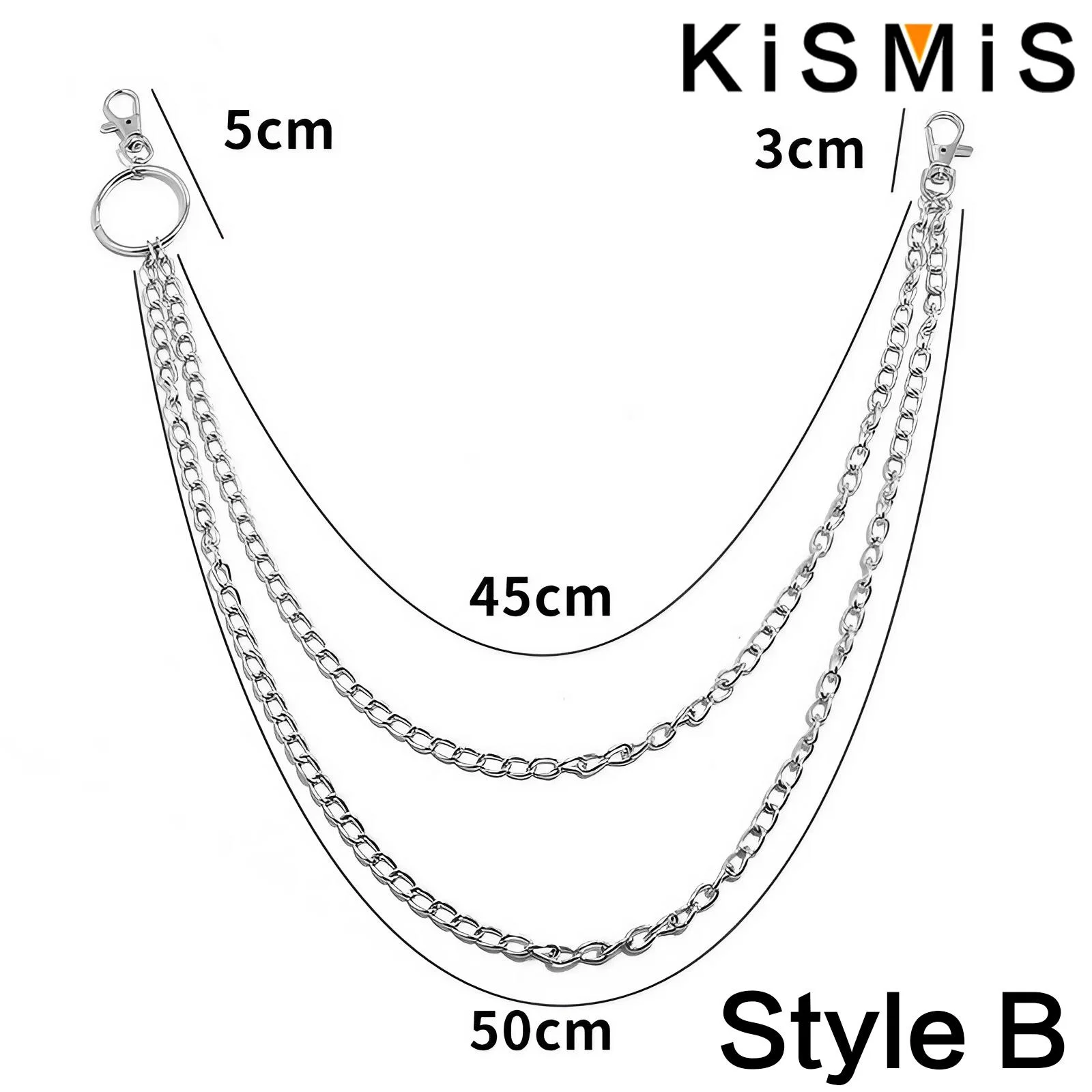 1PC Punk Style Multi Layer Key – Body Jewelry Men Bewertung und Preis