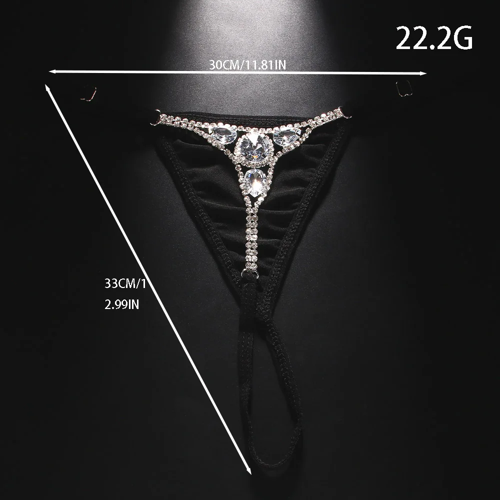 Sexy Round Rhinestone Thong Ad – Body Jewelry Ends Bewertung und Preis