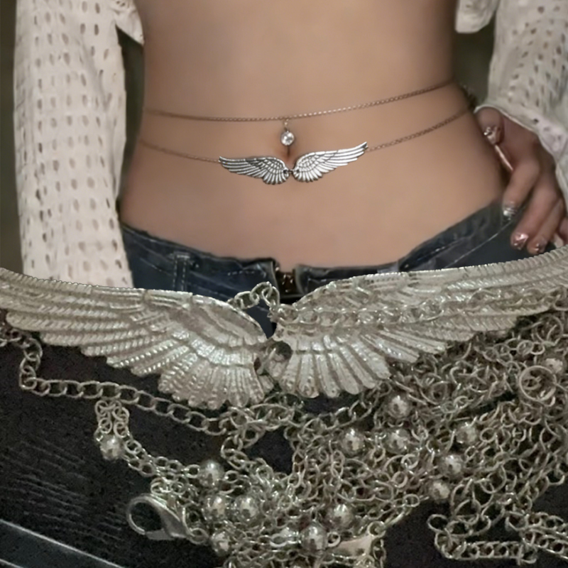 Double Layer Wings Angel Waist – Body Jewelry Ends Bewertung und Preis