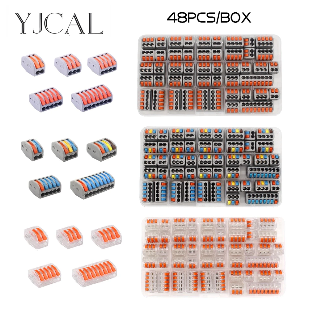 30/48 Pcs Fast Wiring Connecto – Threadless Push Pin Bewertung und Preis