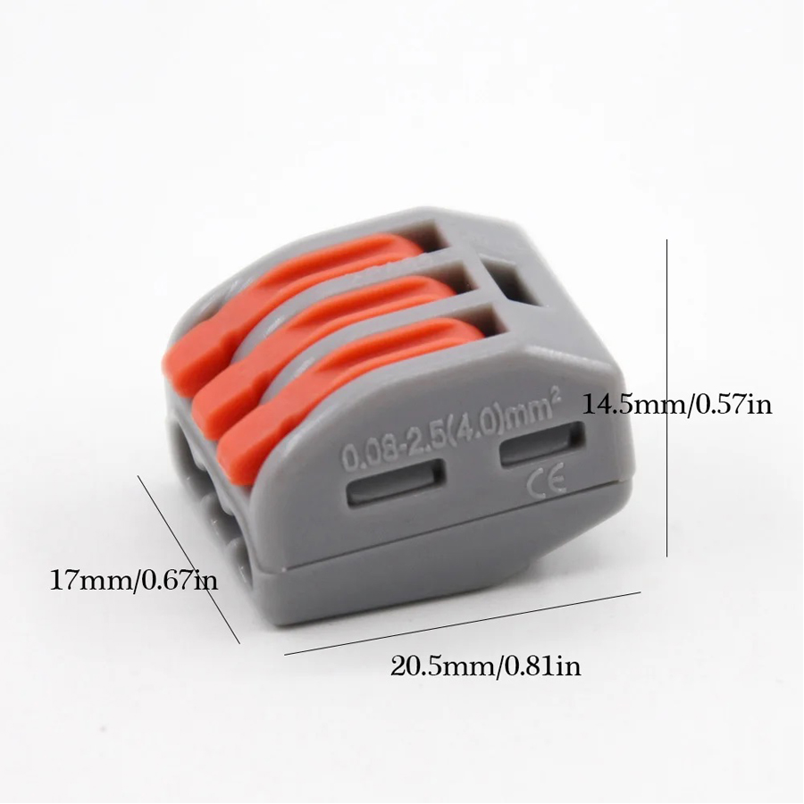 30/48 Pcs Fast Wiring Connecto – Threadless Push Pin Bewertung und Preis