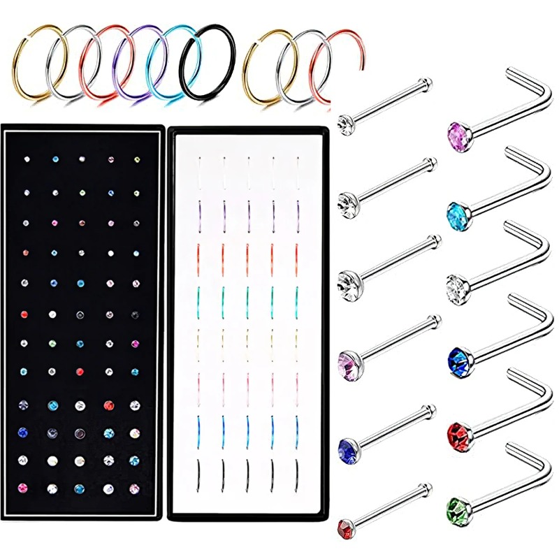 40/60PC Stainless Steel Straig – Body Jewelry Changing Kit Bewertung und Preis