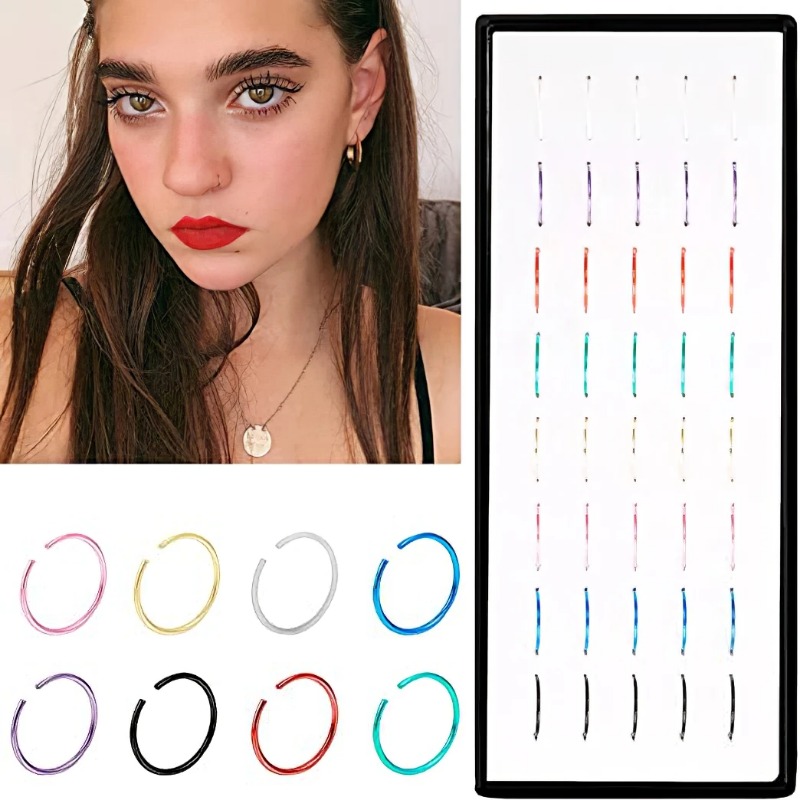 40/60PC Stainless Steel Straig – Body Jewelry Changing Kit Bewertung und Preis